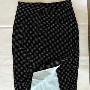 NWT Banana Republic Pencil Skirt _ Polka Dot Navy _ SZ 0